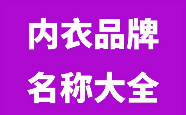 如何给内衣店起一个简洁大气的名字图1