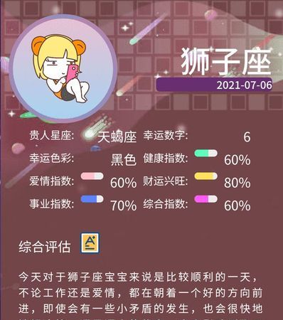 2021年7月份出生的女性，属于哪个星座？图1