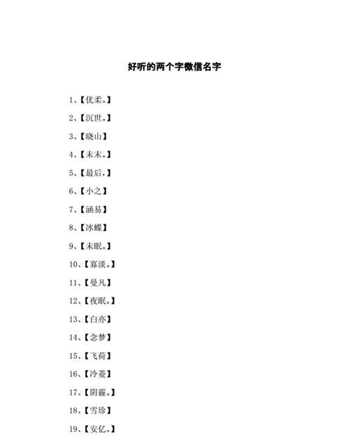 微信名字起什么好听又霸气？图1