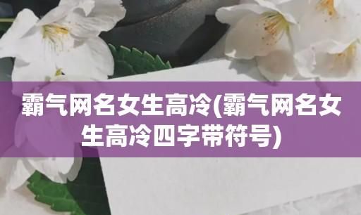 高冷网名女两个字简约图1