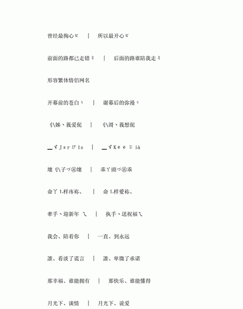 QQ炫舞网名情侣两个字图1