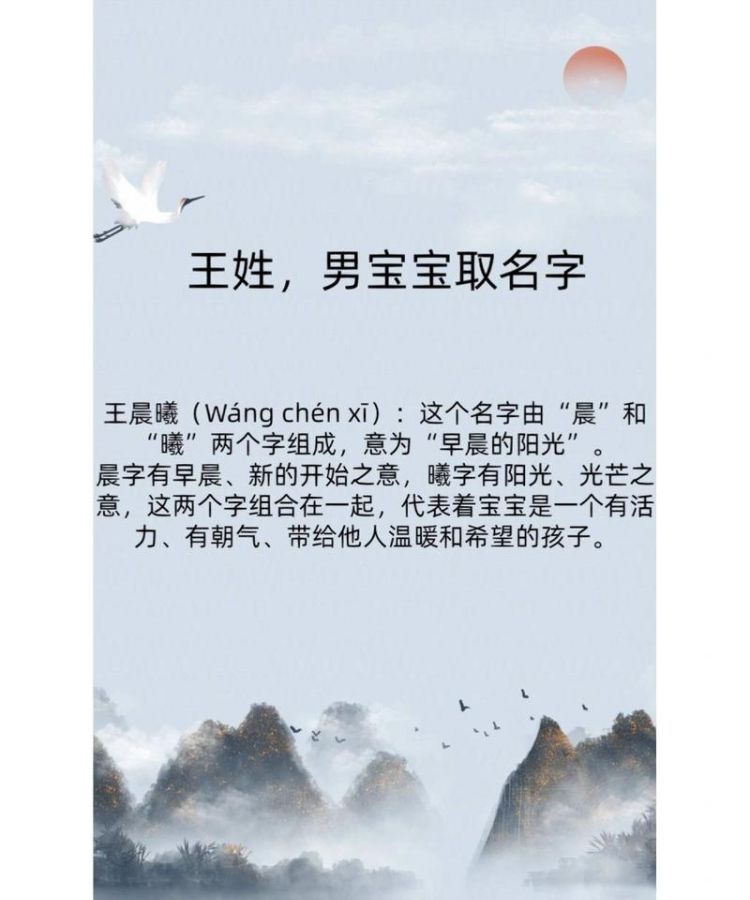 姓王的男孩名字有寓意图1