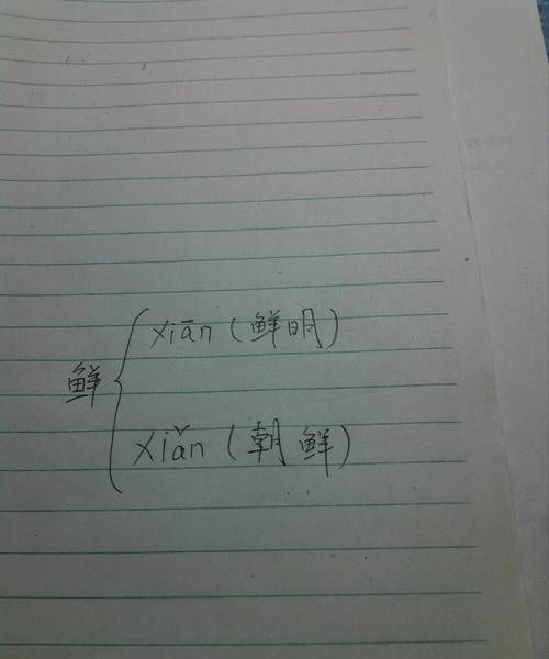 鲜的多音字组词图1